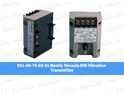 ปรับปรุงการตรวจสอบอุปกรณ์ด้วยเครื่องส่งสัญญาณการสั่นสะเทือน Bently Nevada 991-06-70-03-01 990