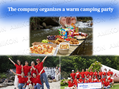 บริษัทได้จัดงานเลี้ยงแคมป์ปิ้งสุดอบอุ่น