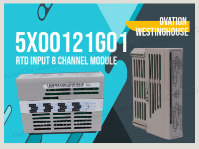 โมดูลอินพุต RTD 8 ช่อง Westinghouse 5X00121G01: โซลูชันการตรวจสอบอุณหภูมิที่มีความแม่นยำสูง