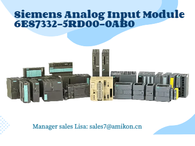 6ES7332-5RD00-0AB0 โมดูลอินพุตอะนาล็อกของ Siemens